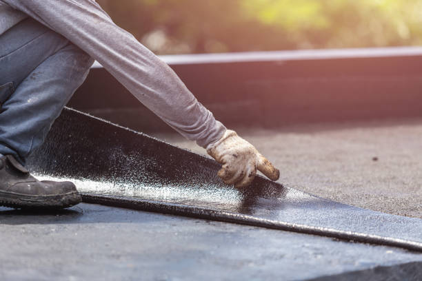 Professional Waterproofing technician working in Linden, NJ